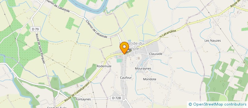 localisation de l'entreprise MADAME PATRICIA TALIERCIO  LABASTIDE-DU-TEMPLE