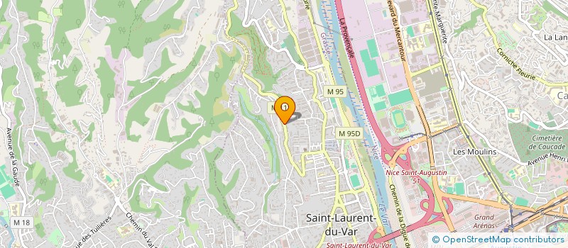 localisation de l'entreprise MADAME PATRICIA TAMAGNO à SAINT LAURENT DU VAR