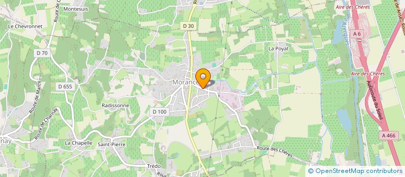 localisation de l'entreprise MADAME PATRICIA TANET  MORANCE