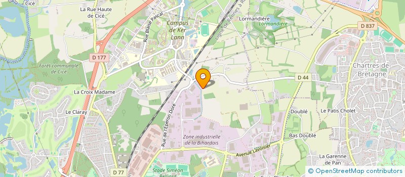 localisation de l'entreprise MADAME PATRICIA TARTRAIS  BRUZ