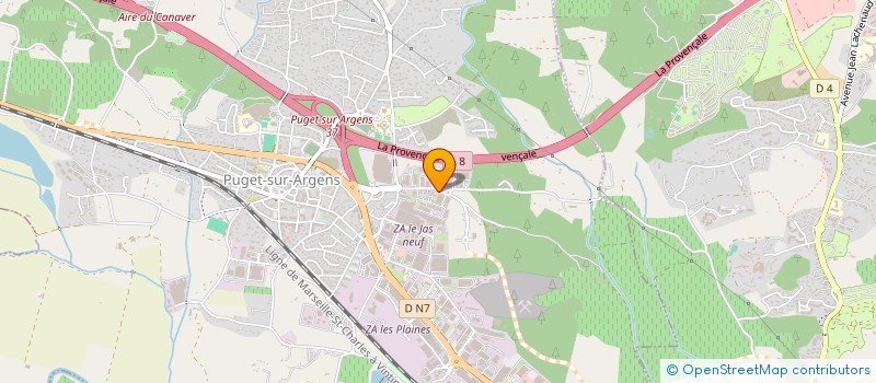 localisation de l'entreprise MADAME PATRICIA TEIXEIRA à PUGET-SUR-ARGENS