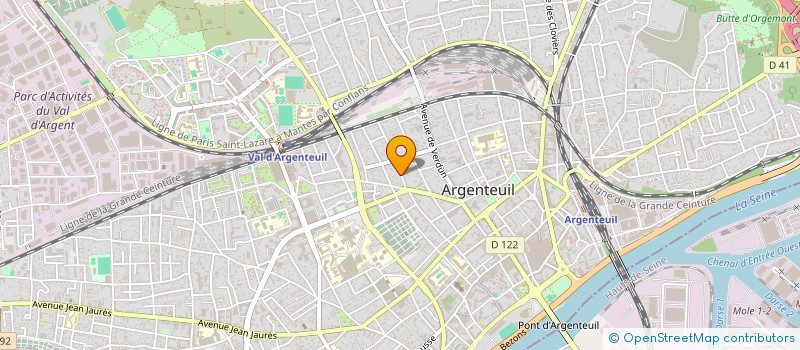 localisation de l'entreprise MADAME PATRICIA TEIXEIRA MAGALHAES  ARGENTEUIL