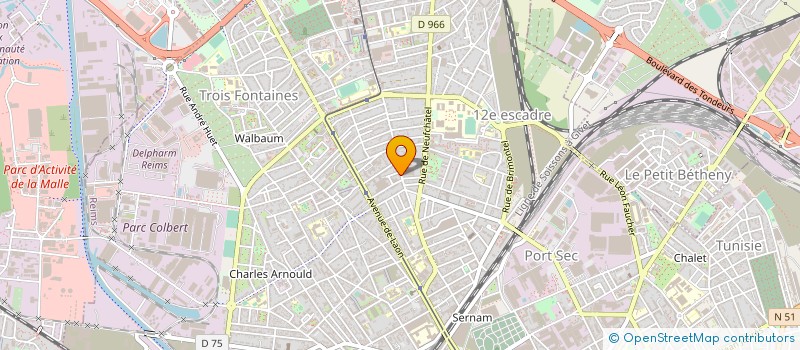 localisation de l'entreprise MADAME PATRICIA TEPINIER  REIMS