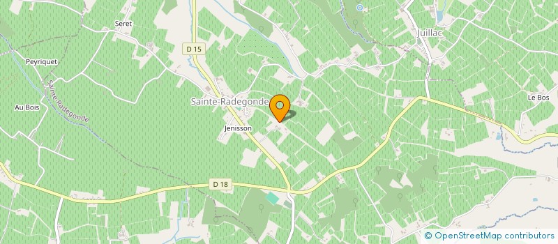 localisation de l'entreprise MADAME PATRICIA TERRAIL  SAINTE-RADEGONDE