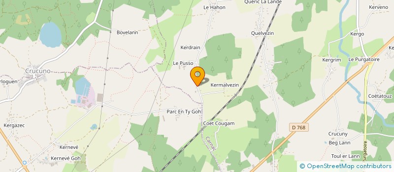 localisation de l'entreprise MADAME PATRICIA THAUNAY  CARNAC