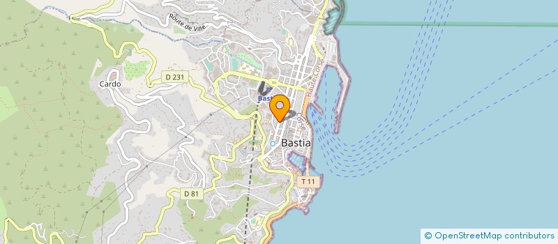 localisation de l'entreprise MADAME PATRICIA THOMARAT à BASTIA