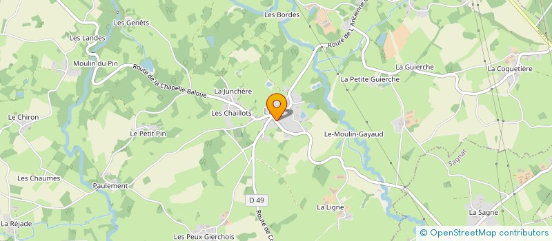 localisation de l'entreprise MADAME PATRICIA TISSIER à COLONDANNES