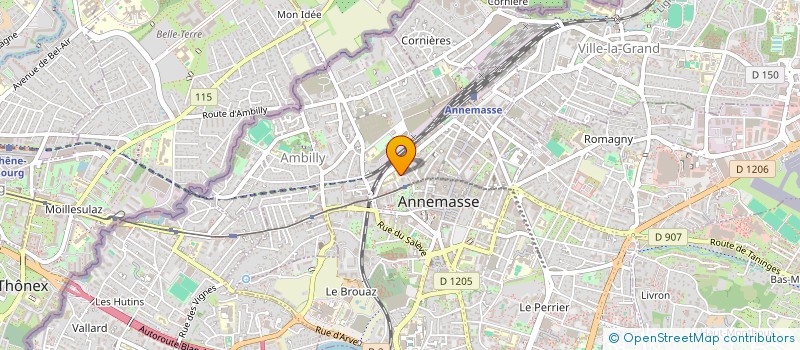 localisation de l'entreprise MADAME PATRICIA TOCCANIER  ANNEMASSE