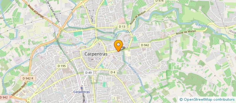 localisation de l'entreprise MADAME PATRICIA TONNELLIER à CARPENTRAS