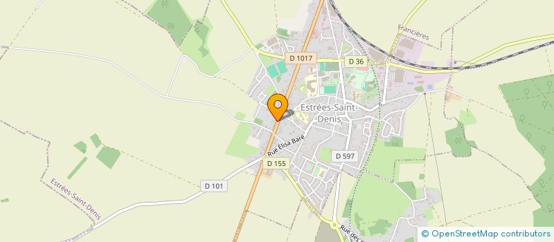 localisation de l'entreprise MADAME PATRICIA TOURBIER  ESTREES-SAINT-DENIS