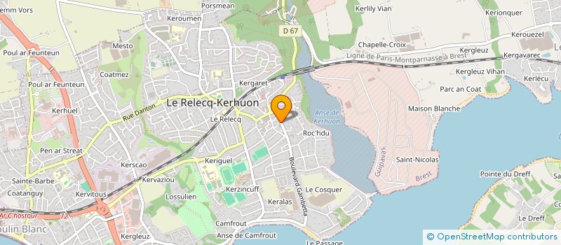 localisation de l'entreprise MADAME PATRICIA TOURNELLEC à LE RELECQ-KERHUON