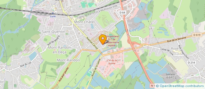 localisation de l'entreprise MADAME PATRICIA TREBES  ROYE