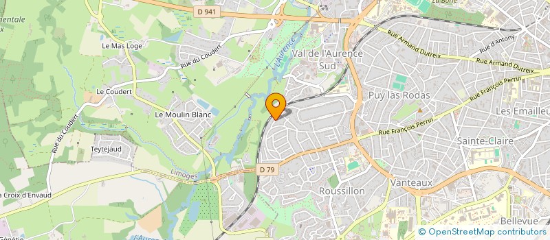 localisation de l'entreprise MADAME PATRICIA TRINTA à LIMOGES