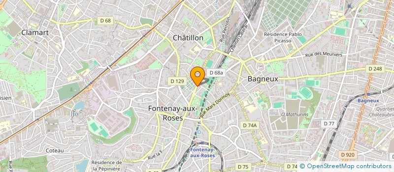 localisation de l'entreprise MADAME PATRICIA TROTIN à FONTENAY-AUX-ROSES