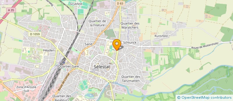 localisation de l'entreprise MADAME PATRICIA TROUQUET  SELESTAT