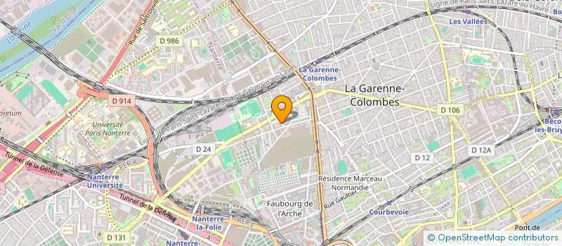 localisation de l'entreprise MADAME PATRICIA TUSZYNSKI à LA GARENNE-COLOMBES