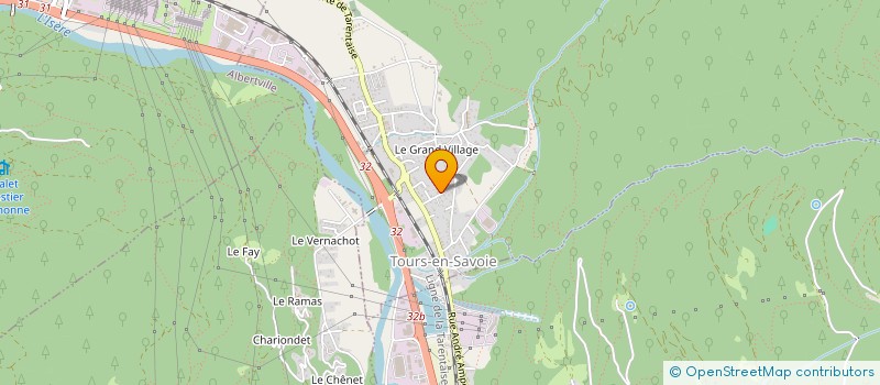 localisation de l'entreprise MADAME PATRICIA UBERTALLI  TOURS-EN-SAVOIE