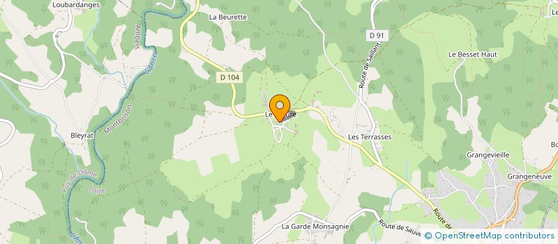 localisation de l'entreprise MADAME PATRICIA VALENTIN  USSON-EN-FOREZ