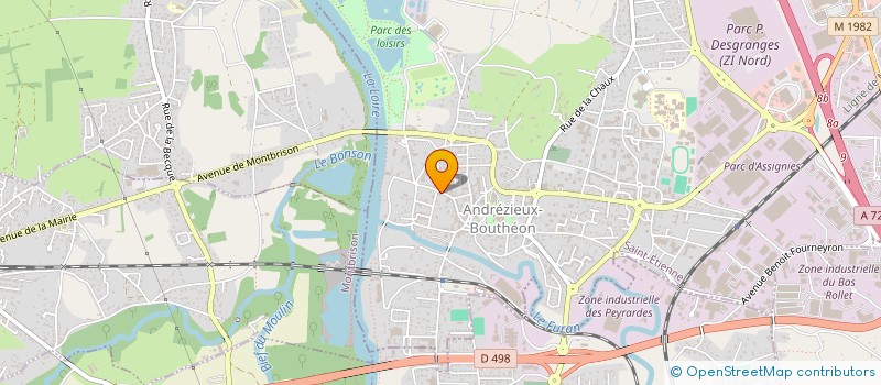 localisation de l'entreprise MADAME PATRICIA VALLEE  ANDREZIEUX-BOUTHEON