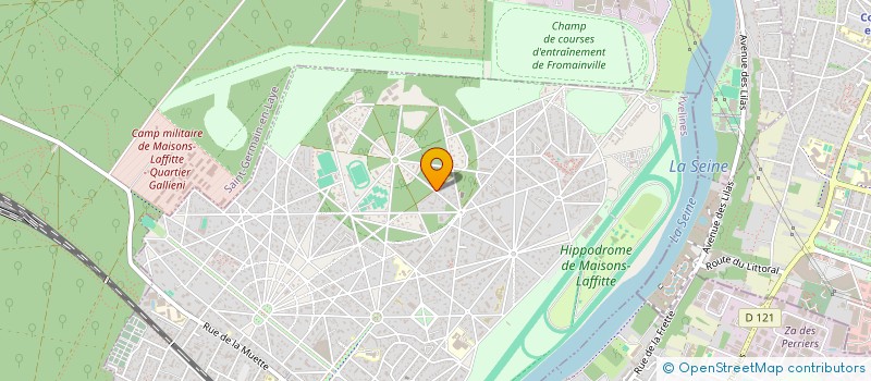 localisation de l'entreprise MADAME PATRICIA VAN DEN HOOGEN  MAISONS-LAFFITTE