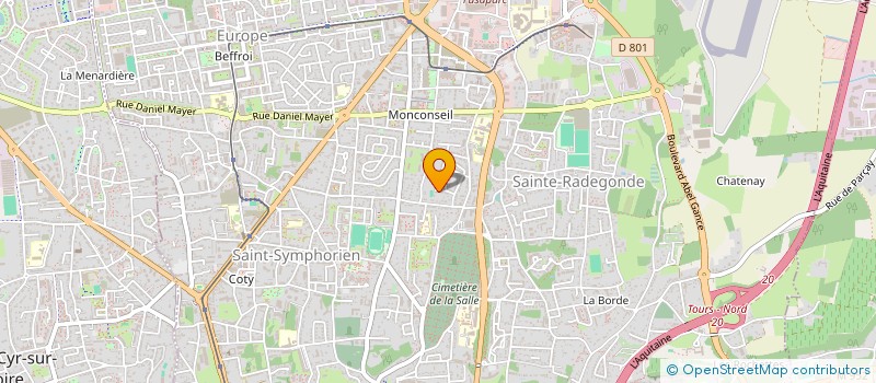 localisation de l'entreprise MADAME PATRICIA VAN LERBERGHE à TOURS