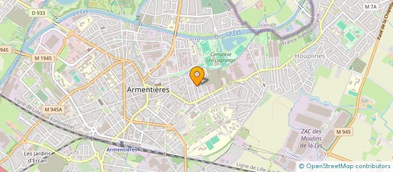 localisation de l'entreprise MADAME PATRICIA VANHULLE  ARMENTIERES