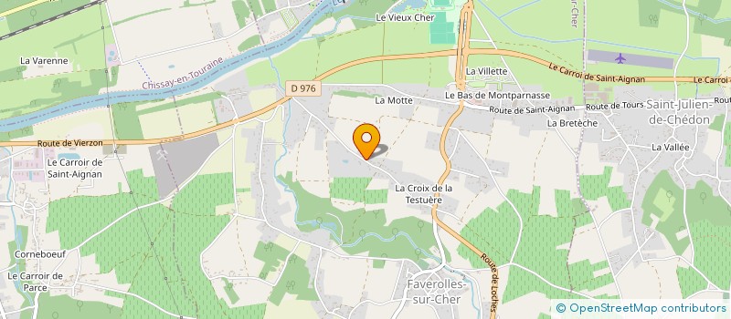 localisation de l'entreprise MADAME PATRICIA VAUCAMPS  FAVEROLLES-SUR-CHER