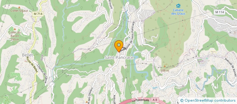 localisation de l'entreprise MADAME PATRICIA VAZZONE  NICE