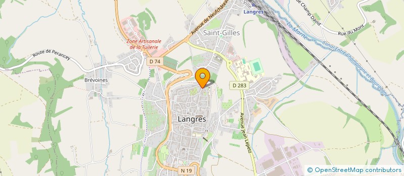 localisation de l'entreprise MADAME PATRICIA VENDEUR  LANGRES