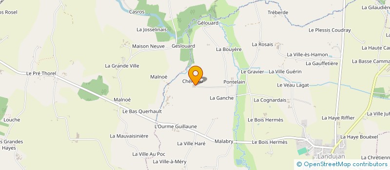 localisation de l'entreprise MADAME PATRICIA VERDIER à LANDUJAN