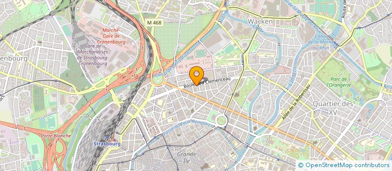 localisation de l'entreprise MADAME PATRICIA VERHAEGHE à STRASBOURG