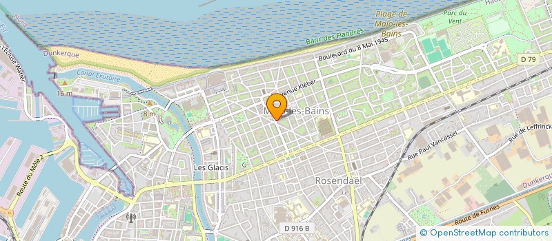 localisation de l'entreprise MADAME PATRICIA VERMOTE à DUNKERQUE