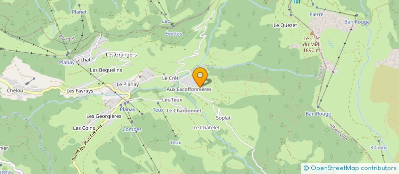 localisation de l'entreprise MADAME PATRICIA VERNEX-LOZET à NOTRE-DAME-DE-BELLECOMBE