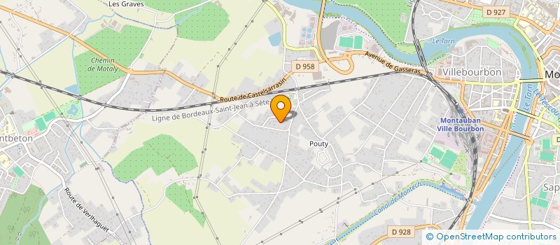 localisation de l'entreprise MADAME PATRICIA VERNINES  MONTAUBAN