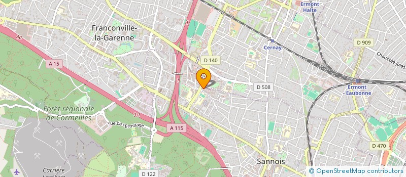 localisation de l'entreprise MADAME PATRICIA VERONNEAU  SAINT-BRICE-SOUS-FORET