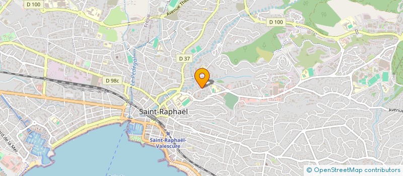 localisation de l'entreprise MADAME PATRICIA VERRIEZ  SAINT-RAPHAEL