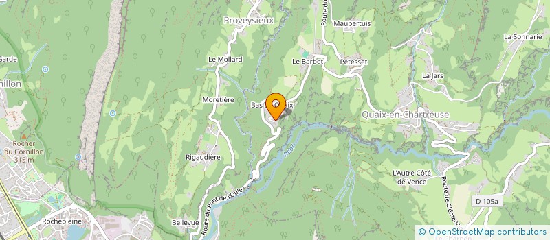 localisation de l'entreprise MADAME PATRICIA VIAL  QUAIX-EN-CHARTREUSE