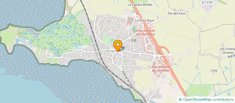 localisation de l'entreprise MADAME PATRICIA VIDAL à ANGOULINS