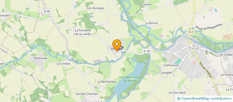 localisation de l'entreprise MADAME PATRICIA VIDOT  SAINT-JOSEPH