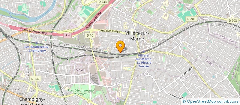 localisation de l'entreprise MADAME PATRICIA VIEIRA à VILLIERS-SUR-MARNE