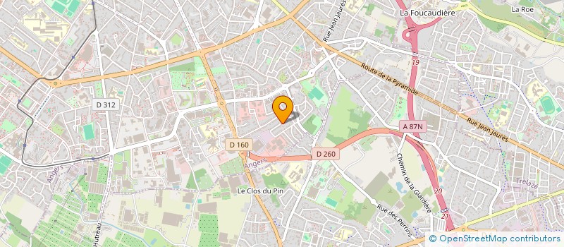 localisation de l'entreprise MADAME PATRICIA VIEL à ANGERS
