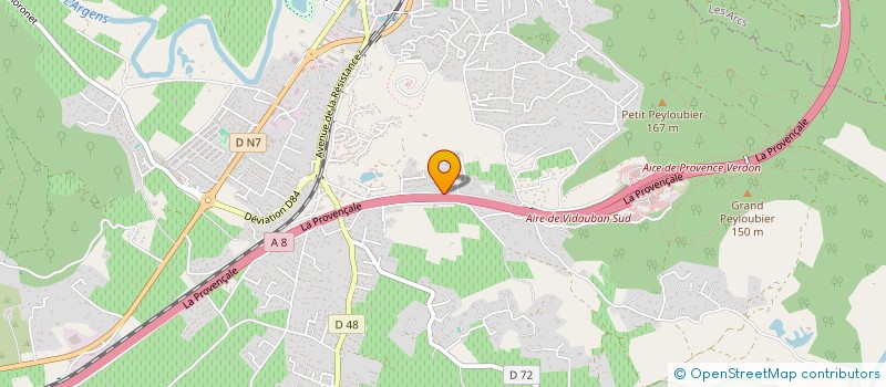 localisation de l'entreprise MADAME PATRICIA VIENNE  VIDAUBAN