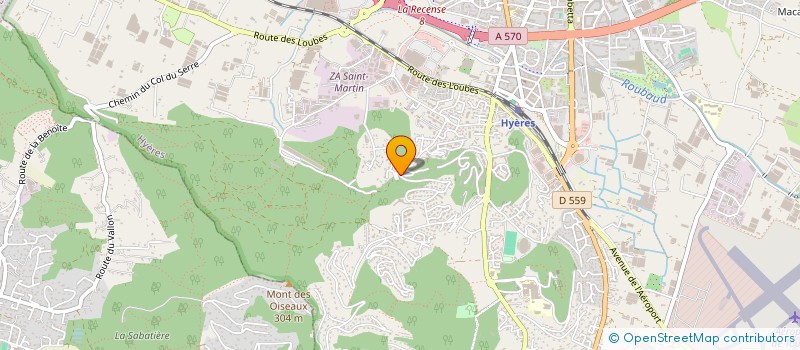 localisation de l'entreprise MADAME PATRICIA VILLEGIER à HYERES