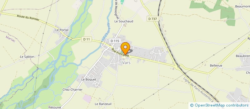 localisation de l'entreprise MADAME PATRICIA VILLELGA à SAINT-AMANT-DE-BOIXE