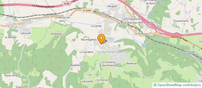 localisation de l'entreprise MADAME PATRICIA VILLENEUVE  LA BACHELLERIE