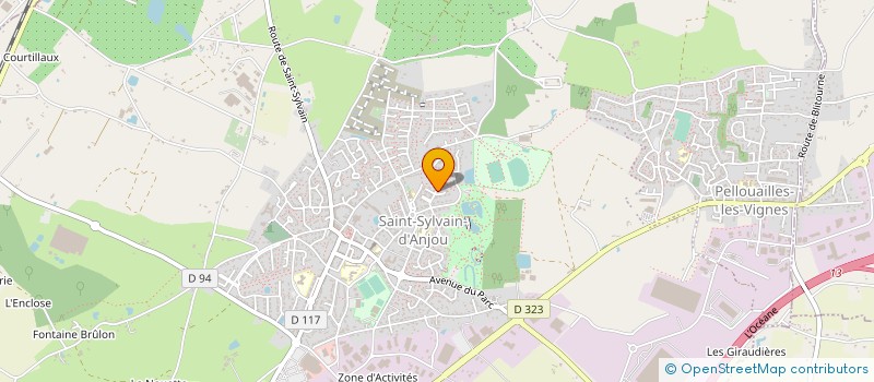 localisation de l'entreprise MADAME PATRICIA VILLERET  VERRIERES-EN-ANJOU