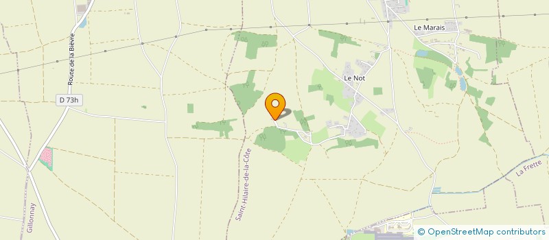 localisation de l'entreprise MADAME PATRICIA VION  SAINT-HILAIRE-DE-LA-COTE