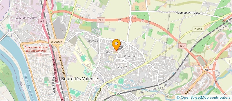 localisation de l'entreprise MADAME PATRICIA VITRY à BOURG-LES-VALENCE