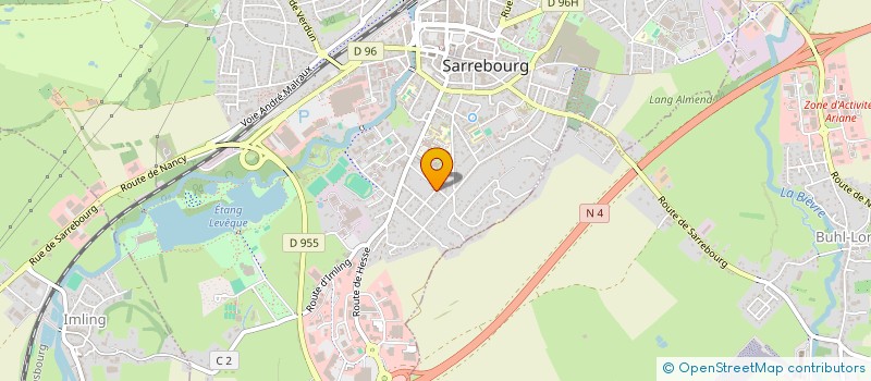 localisation de l'entreprise MADAME PATRICIA WALTERSBERGER à SARREBOURG