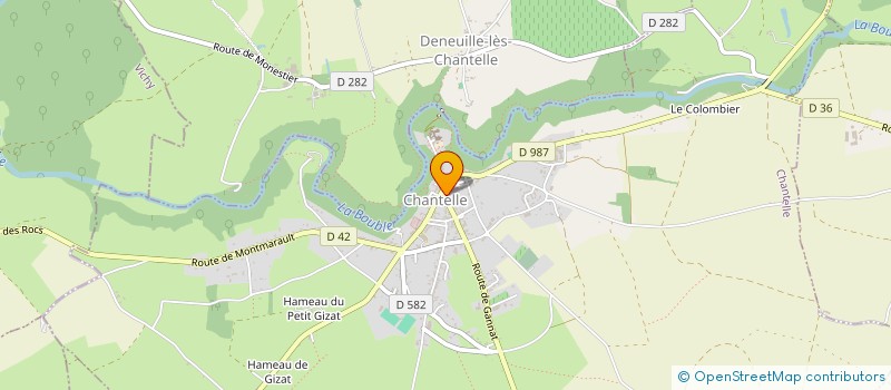 localisation de l'entreprise MADAME PATRICIA WEISLINGER à CHARROUX